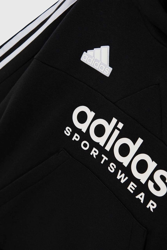 Dječaci Dječja dukserica adidas J HOT FL HOODIE IX9284 crna