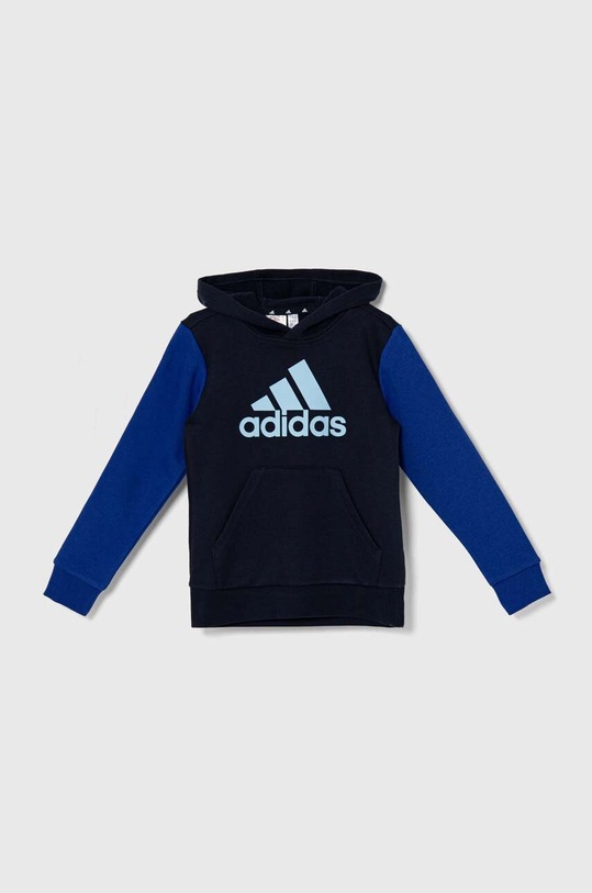 Dětská mikina adidas J BL CB HD IX9511 námořnická modř AW24