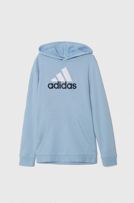 Dětská mikina adidas U BL 2 HOODIE IX9554 modrá AW24