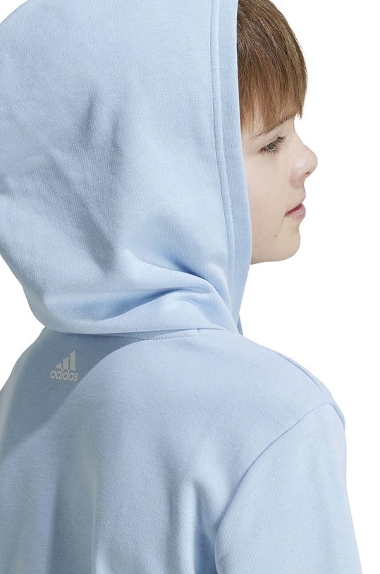 Dětská mikina adidas U BL 2 HOODIE IX9554 modrá