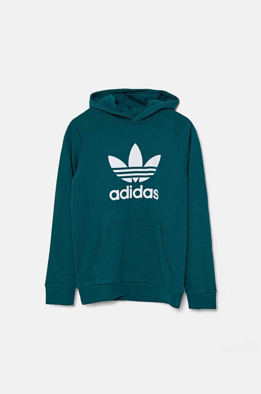 Дитяча кофта adidas Originals TREFOIL HOODIE IY7440 бірюзовий AW24