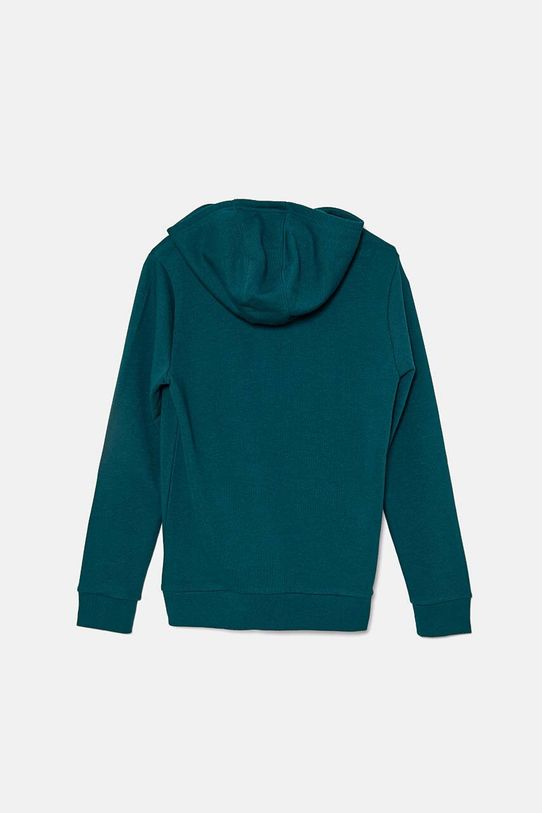 Dječaci Dječja dukserica adidas Originals TREFOIL HOODIE IY7440 tirkizna