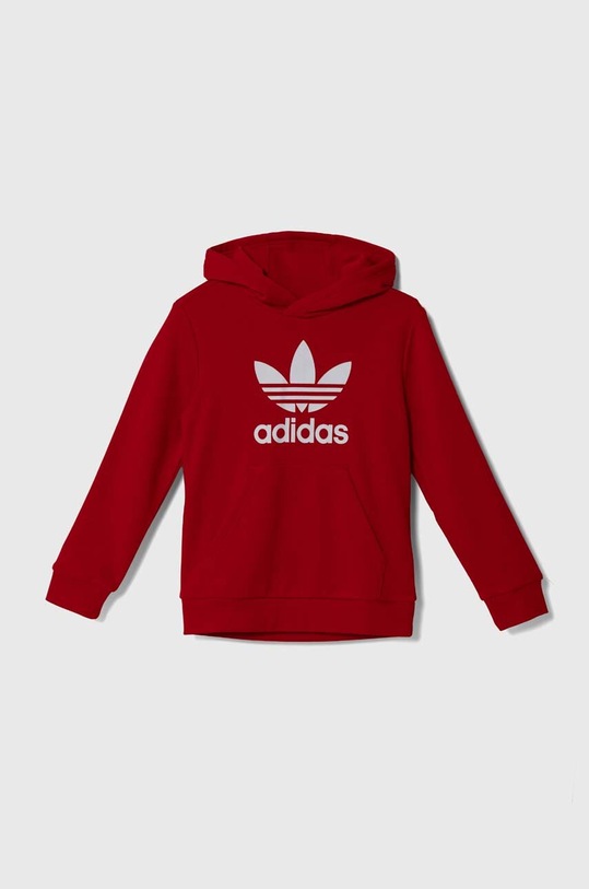 Dječja dukserica adidas Originals TREFOIL HOODIE IY7443 crvena AW24