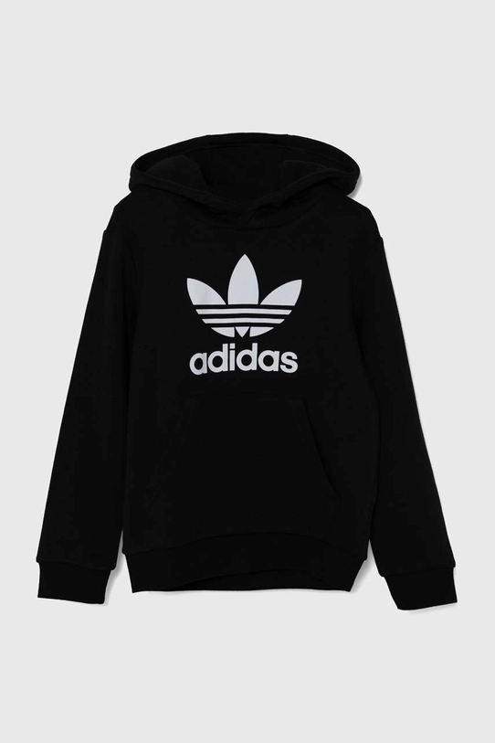 Дитяча кофта adidas Originals TREFOIL HOODIE IY7446 чорний AW24