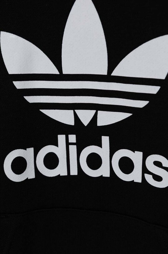 Дитяча кофта adidas Originals TREFOIL HOODIE чорний IY7446
