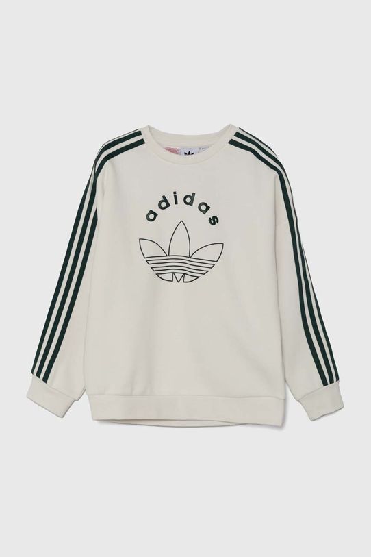 Dječja dukserica adidas Originals CREW JE0513 bijela AW24