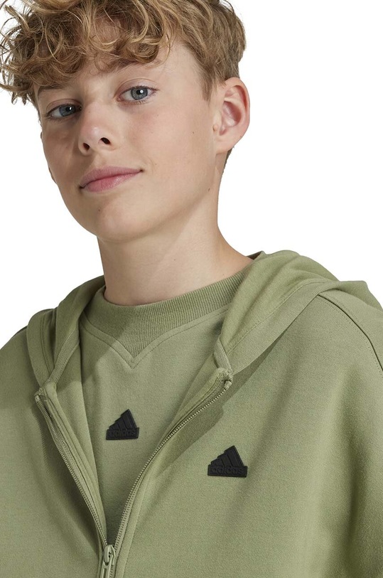 Детски суичър adidas U FI 3S FZ HD JH3601