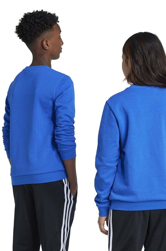 Dječja dukserica adidas Originals TREFOIL CREW IY7438 plava