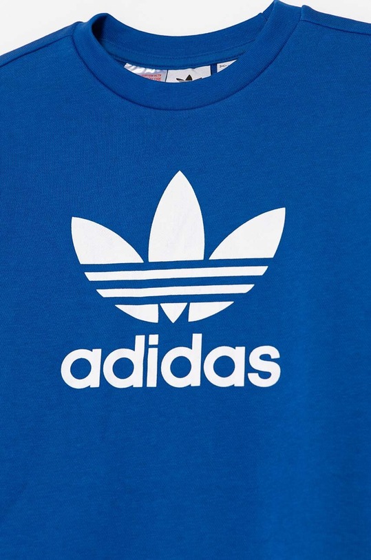 Dječja dukserica adidas Originals TREFOIL CREW plava IY7438