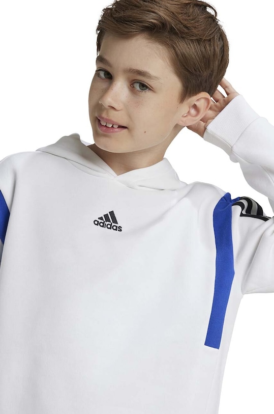 CHLAPEC Dětská mikina adidas B HD CB JE0321 bílá