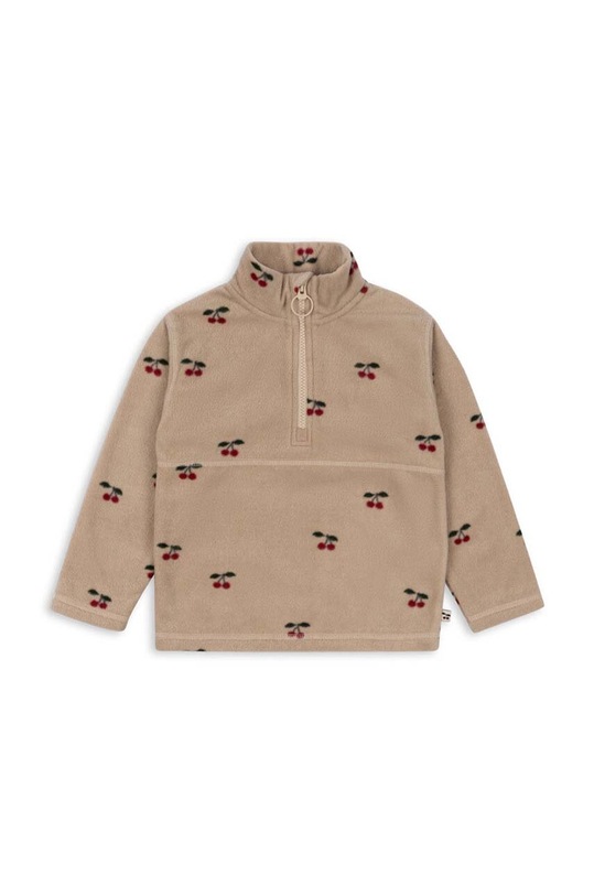 Konges Sløjd bluza dziecięca TAVI FLEECE SWEATSHIRT GRS KS101301 beżowy AW24