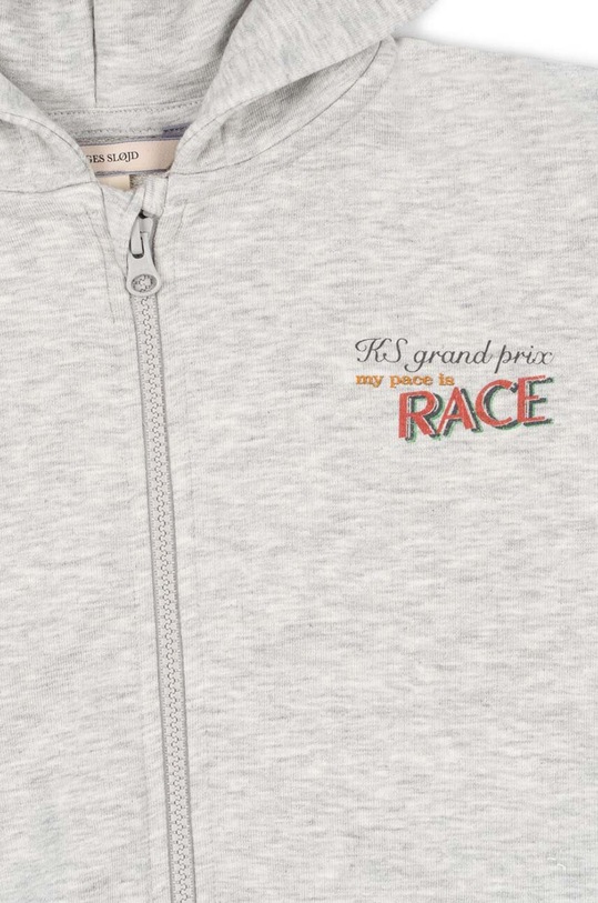 Παιδική μπλούζα Konges Sløjd LOU SWEAT HOOD OCS γκρί KS101566