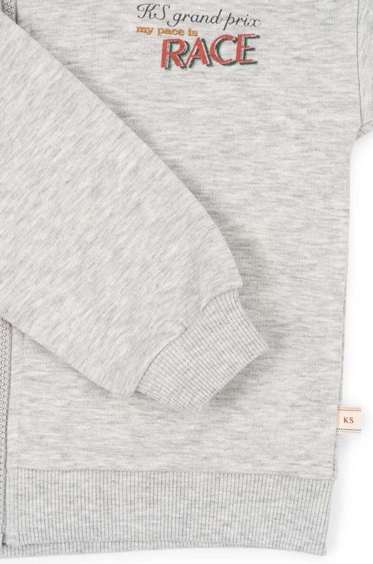 Παιδική μπλούζα Konges Sløjd LOU SWEAT HOOD OCS KS101566 γκρί