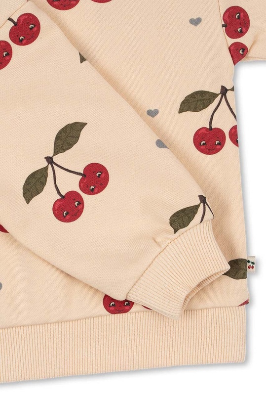 Detská mikina Konges Sløjd LOU SWEATSHIRT OCS KS101568 béžová