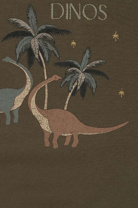 Детски суичър Konges Sløjd LOU SWEATSHIRT OCS зелен KS101568