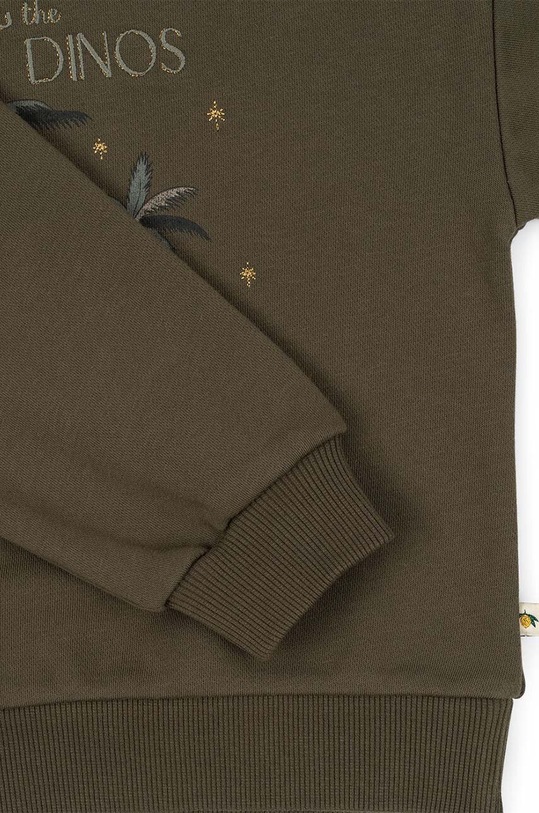 Детски суичър Konges Sløjd LOU SWEATSHIRT OCS KS101568 зелен
