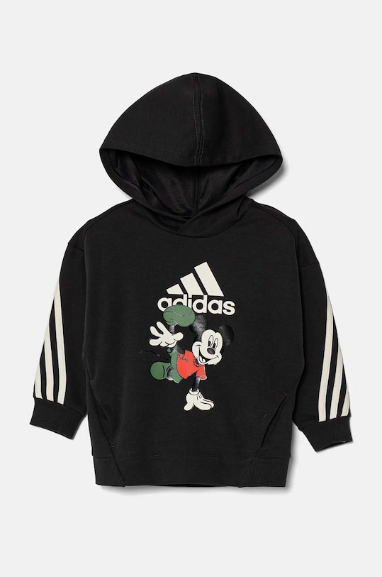 adidas bluza dziecięca LK DY MM SWT z kapturem czarny IV9624