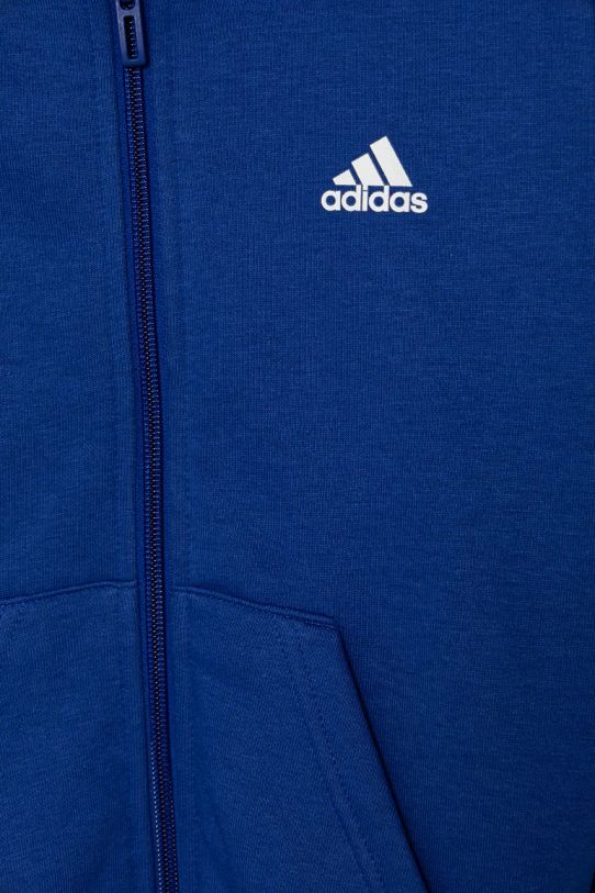 Хлопчик Дитяча кофта adidas U 3S FL FZ HOOD IX9535 блакитний