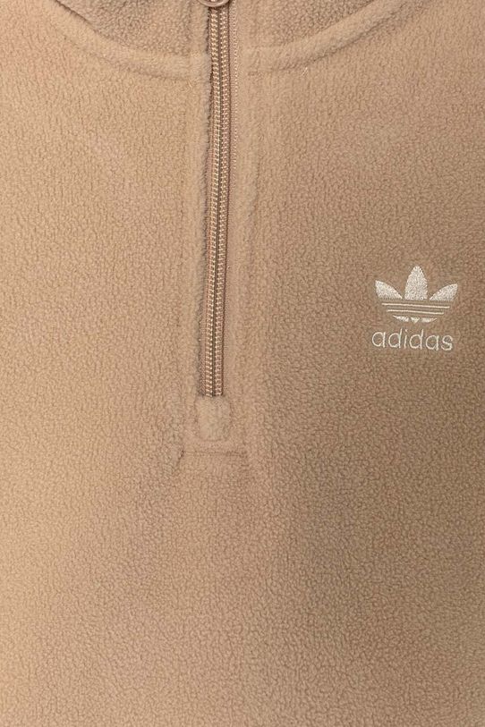 Chłopiec adidas Originals bluza polarowa dziecięca POLAR FLEECE HZ IX9831 beżowy