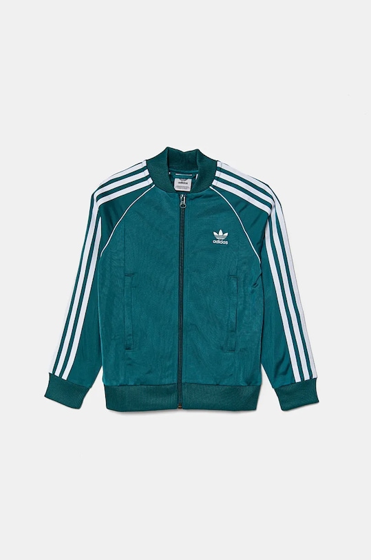 Dječja dukserica adidas Originals SST TRACK TOP IY7452 tirkizna AW24