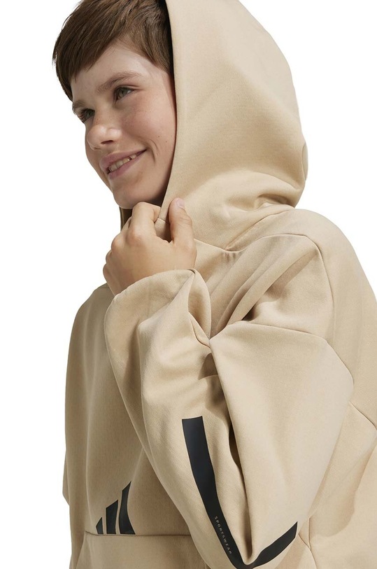 Chłopiec adidas bluza dziecięca J Z.N.E. HD JF2490 brązowy