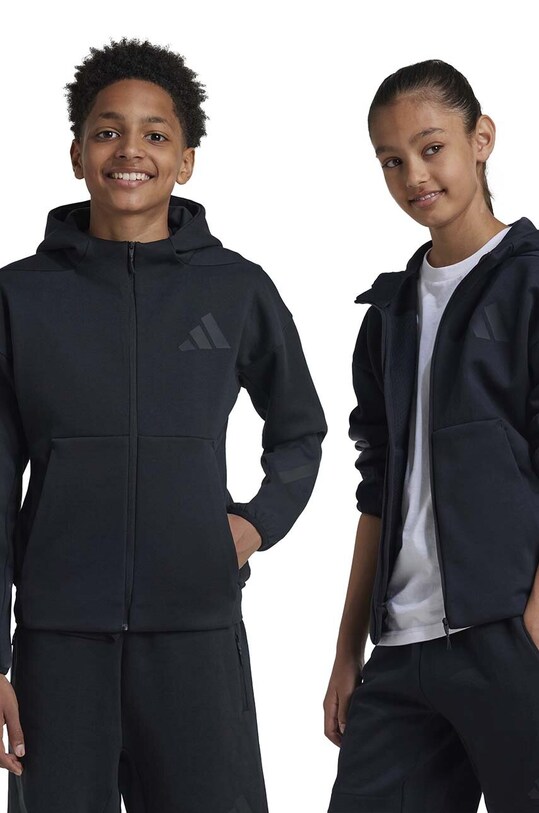 adidas felpa per bambini J Z.N.E.FZ con nero JF2847