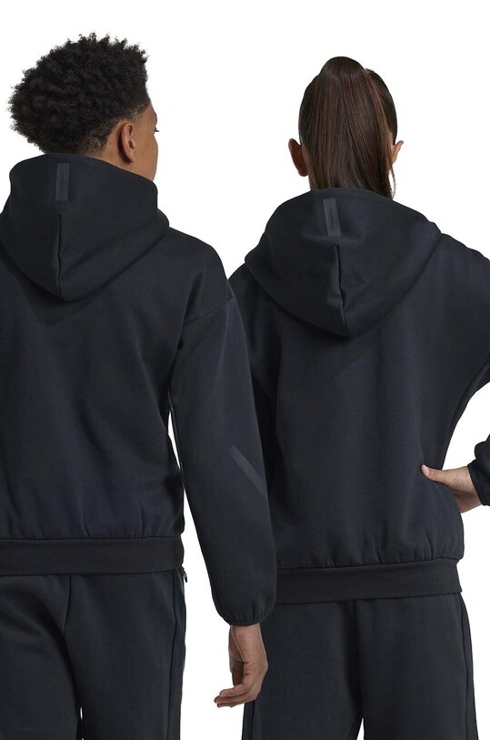adidas felpa per bambini J Z.N.E.FZ JF2847 nero AW24