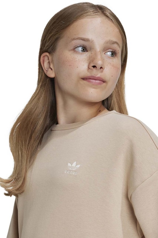 adidas Originals felpa per bambini BOYFRIEND CREW IX7642 beige