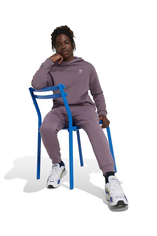 Dječja pamučna dukserica adidas Originals HOODIE IX7616