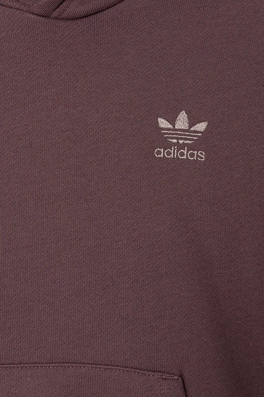 Dječja pamučna dukserica adidas Originals HOODIE ljubičasta IX7616