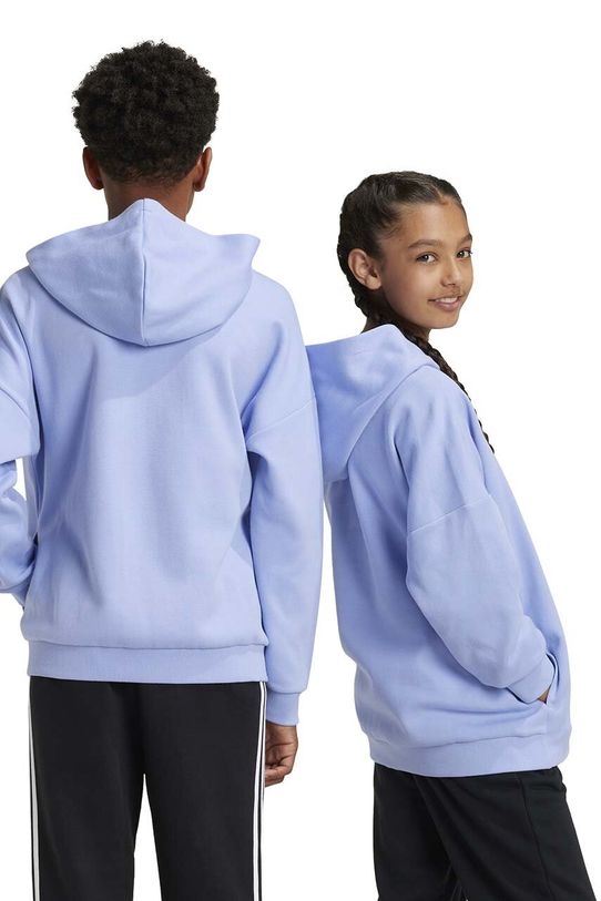 Mikina adidas U FI LOGO HD IX3642 fialová