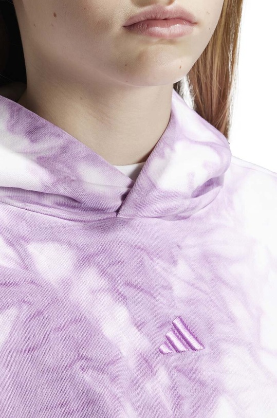 Κοριτσίστικα Παιδική μπλούζα adidas J SZN W HD IY7839 μωβ