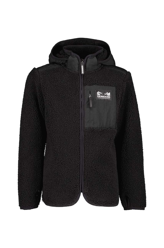 Детски суичър Didriksons EXA KIDS FZ 505394 черен SS25