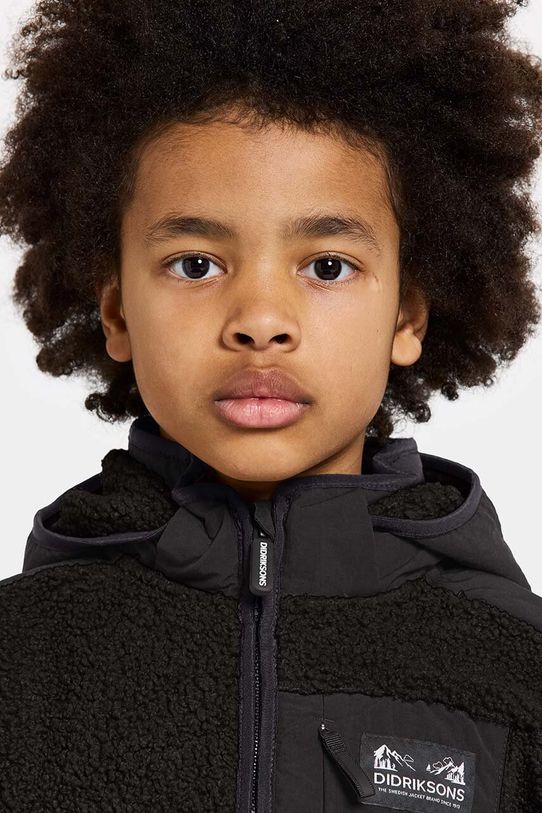 Детски суичър Didriksons EXA KIDS FZ черен 505394
