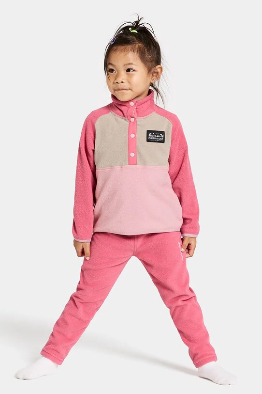 Βρεφική μπλούζα fleece Didriksons MONTE KIDS HALF BU 505590