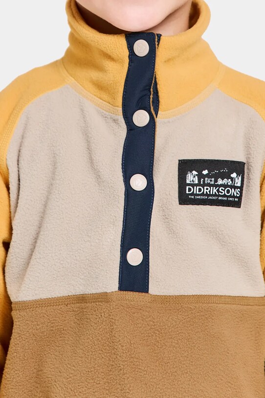 Βρεφική μπλούζα fleece Didriksons MONTE KIDS HALF BU 505590