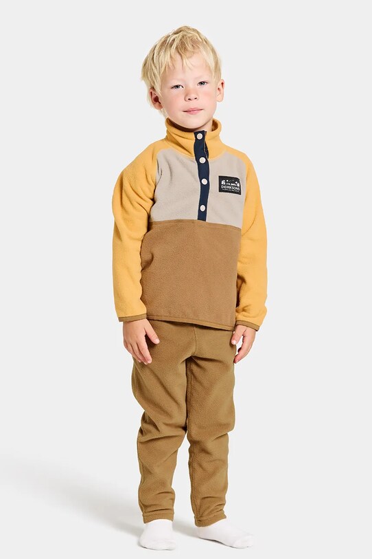 Βρεφική μπλούζα fleece Didriksons MONTE KIDS HALF BU 505590