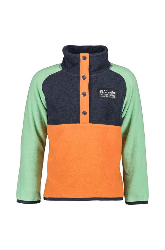 Didriksons hanorac polar pentru copii MONTE KIDS HALF BU 505590 portocaliu SS25