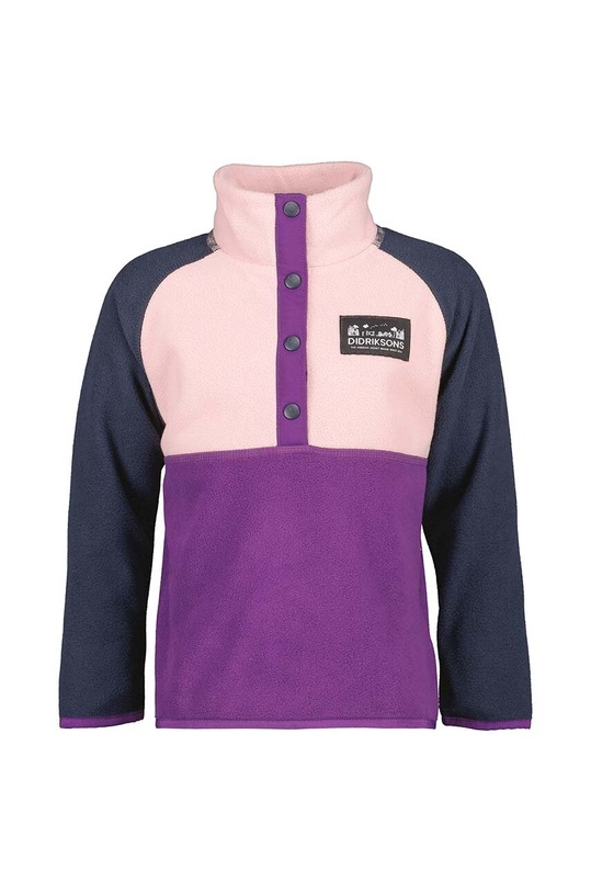 Didriksons hanorac polar pentru copii MONTE KIDS HALF BU 505590 violet SS25