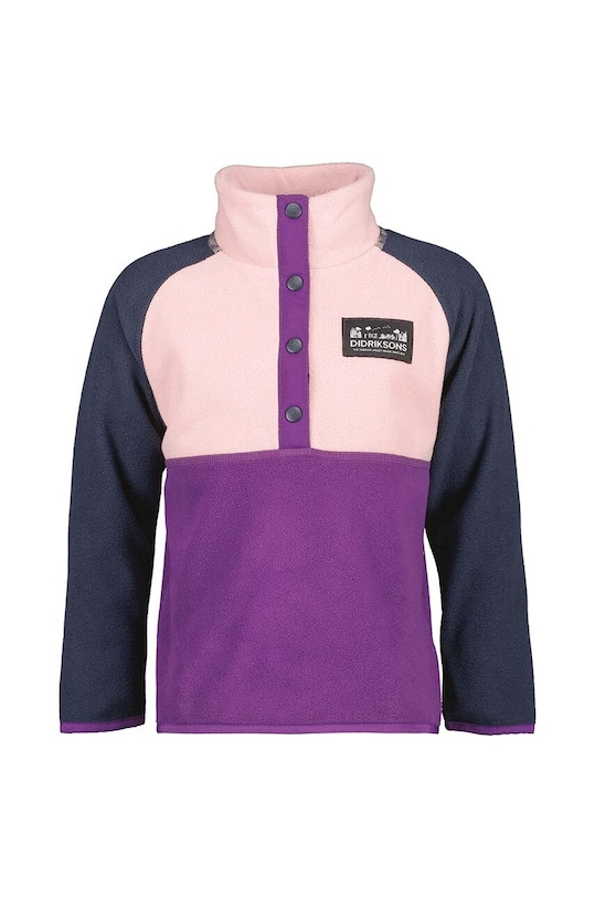 Didriksons hanorac polar pentru copii MONTE KIDS HALF BU 505590 violet SS25
