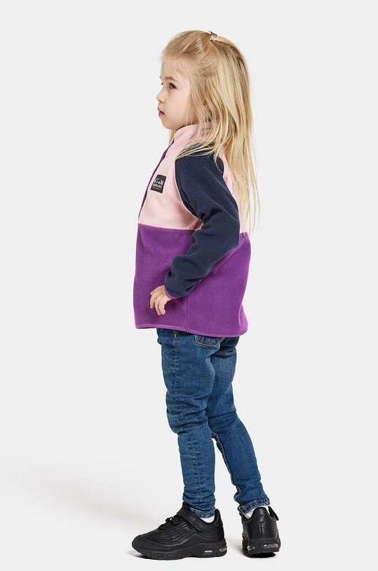 Didriksons hanorac polar pentru copii MONTE KIDS HALF BU 505590