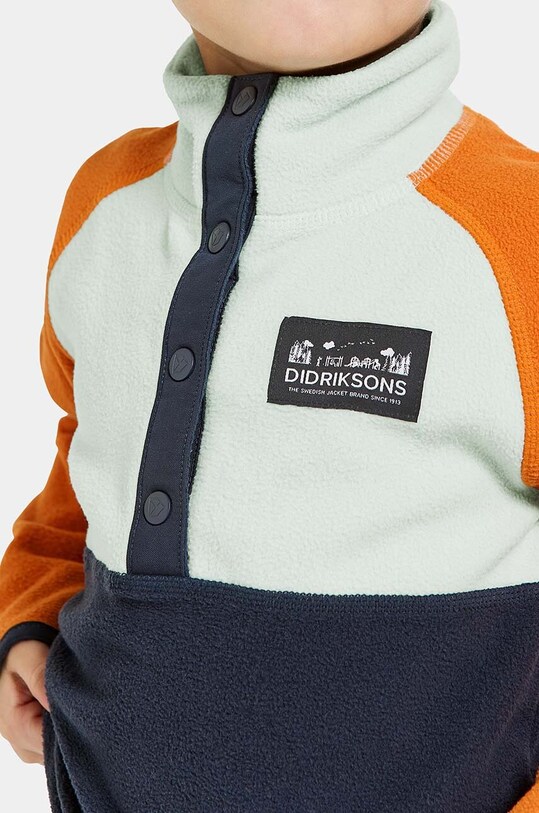 Didriksons hanorac polar pentru copii MONTE KIDS HALF BU bleumarin 505590