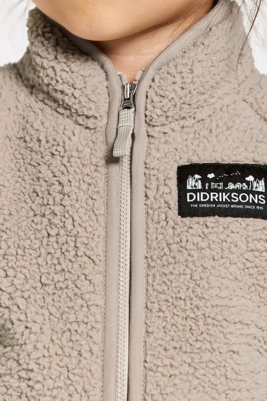 Didriksons bluza polarowa dziecięca GIBBS KIDS FULLZIP 505577