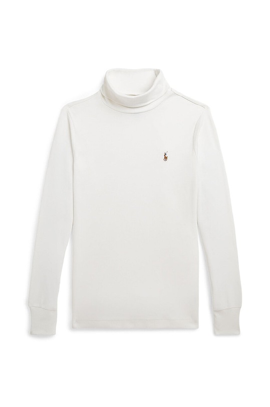 Polo Ralph Lauren hanorac de bumbac pentru copii uni alb 323952435003