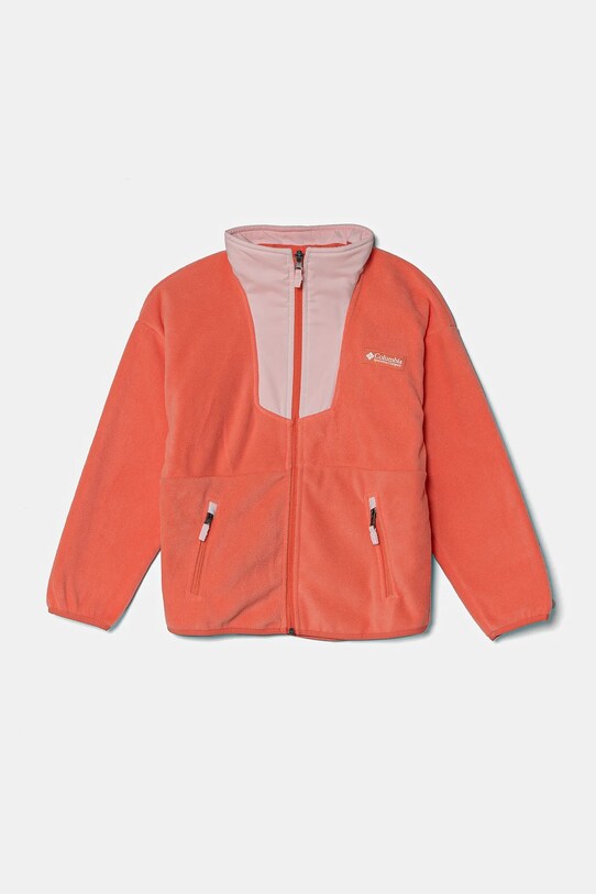 Columbia bluza polarowa dziecięca Sequoia Grove bez kaptura pomarańczowy 2087631