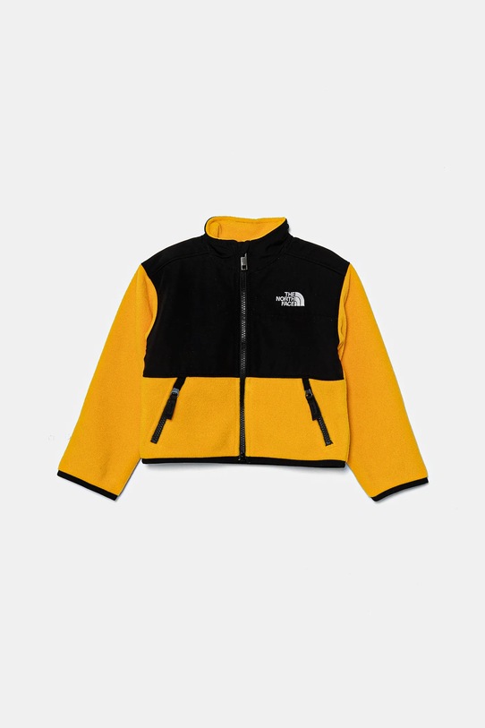 The North Face hanorac polar pentru copii DENALI JACKET imprimeu galben NF0A88VS56P1