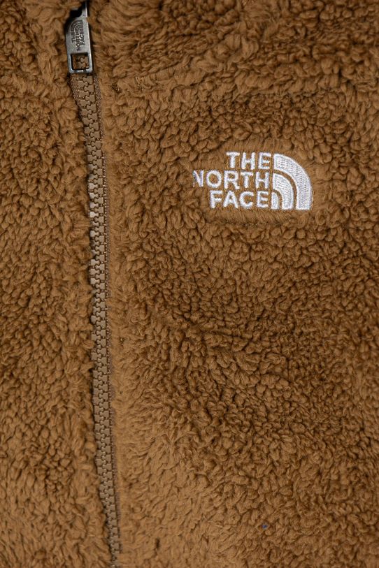 Dječaci Majica od flisa za bebe The North Face BABCAMPSHIRE F/Z HOODIE NF0A88VW1731 smeđa