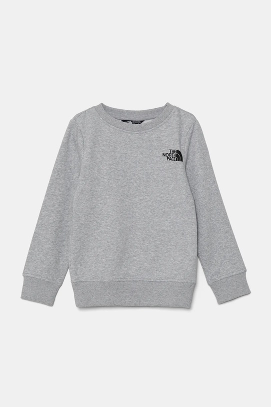 The North Face felpa per bambini REDBOX REGULAR CREW melange grigio NF0A89H7DYX1