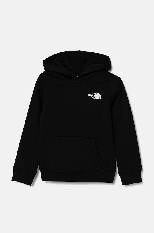 The North Face bluza dziecięca REDBOX REGULAR P/O HOODIE z kapturem czarny NF0A89H9JK31