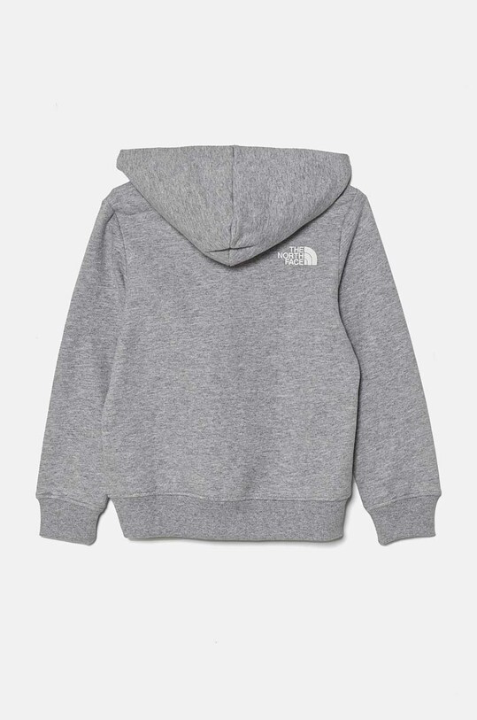 The North Face bluza copii VARSITGRAPHIC RELAXED HOODIE NF0A89HBDYX1 gri AW24